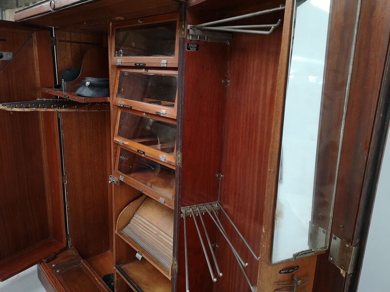 Compactom mahogany cabinet