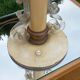 Lampe vintage des années 50 tôle, plexi et bois