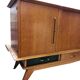 Oak sideboard with compass legs