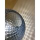 Contemporary "ballotton" blue murano glass wall sconce