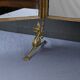 Rare miroir triptyque en bronze – 1900