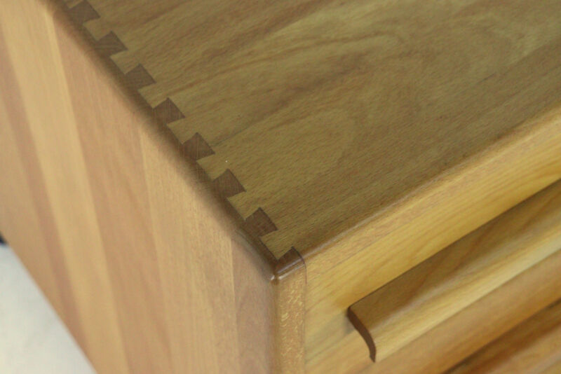 Danish chest of drawers - on wheels - mid century modern design