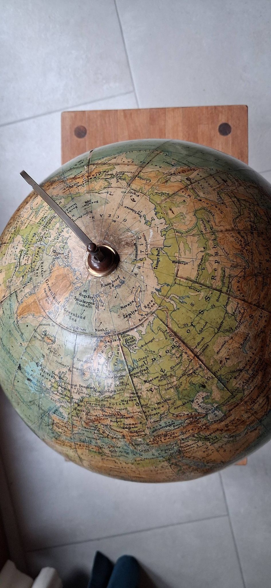 Globe terrestre 12inch après 1924