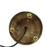 Elegant Floral Table Lamp Brass Art Nouveau Style 43cm