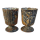 Pair of cast iron vases from 1900 in Charleville-Mézières