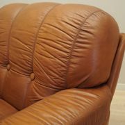 Brown armchair, Italian design, 1970s, production: Italy