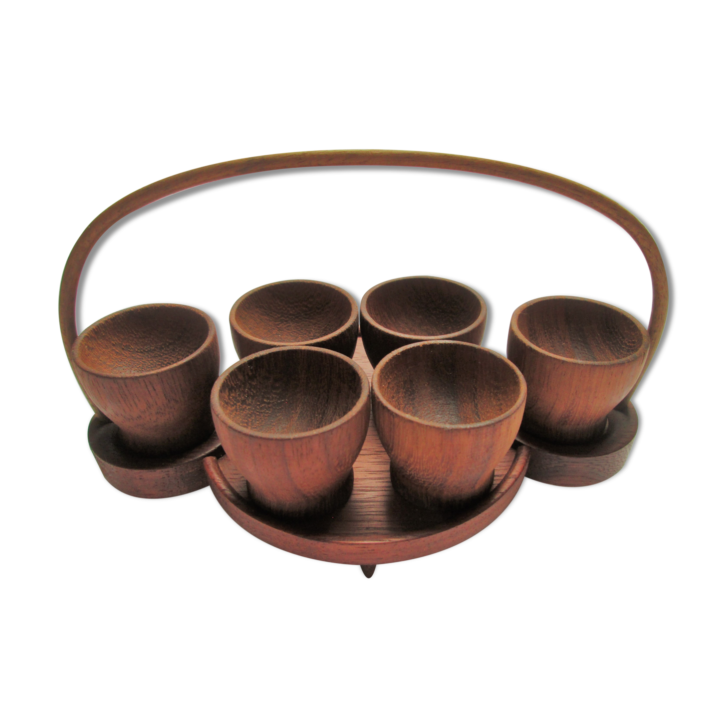 1960s Danish set of 6 eggcups