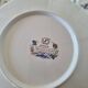 Roeun dessert plate set in French Sarreguemine porcelain