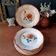 8 vintage flat plates Sarreguemines Digoin