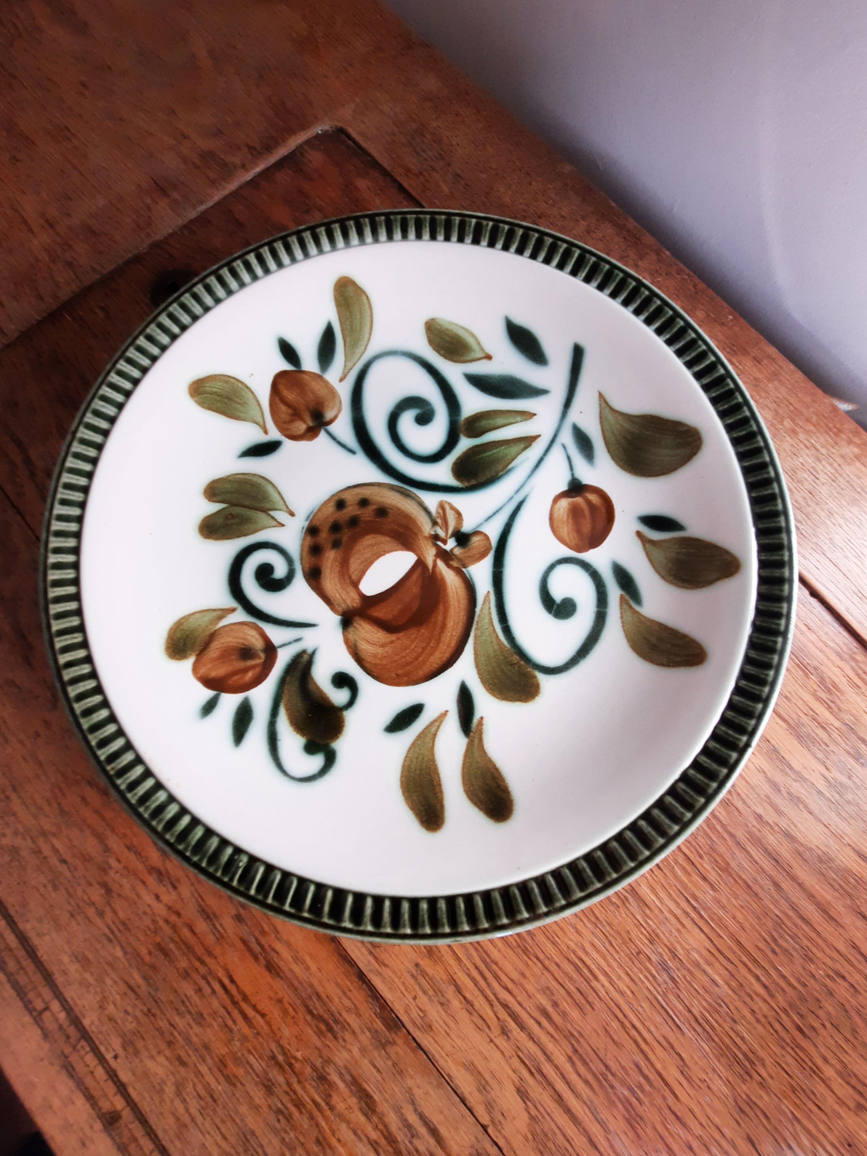 6 plates Boch La Louvière Service Argenteuil