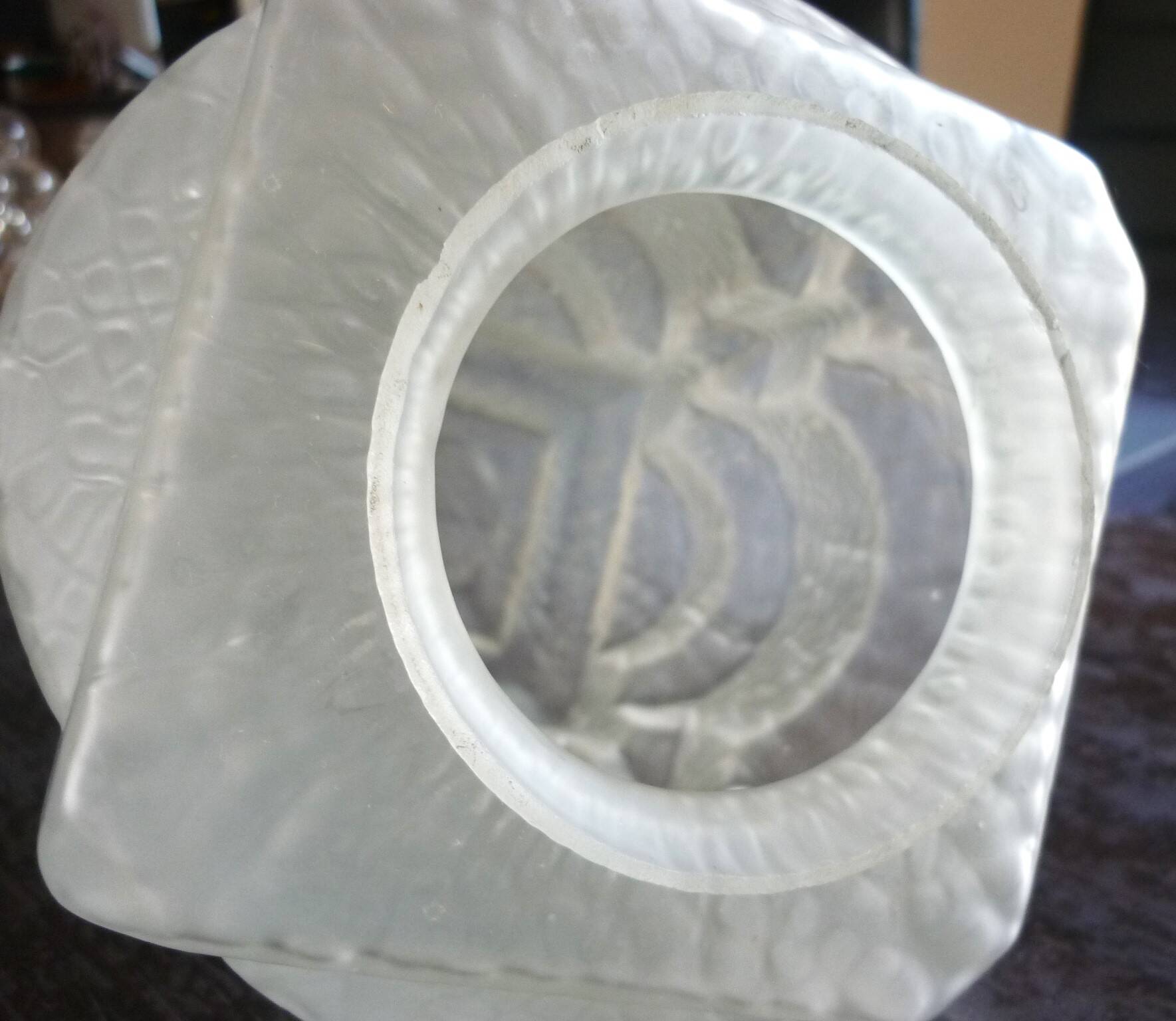 Art deco pendant lamp, frosted glass globe, skyscraper, building