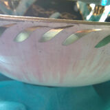 Vintage dish H.Becquet Quaregnon hummingbird pattern