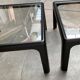 Mid-century vintage coffee table in glass by Peter Ghyczy for Horn Collection, 1960s, set of 2.