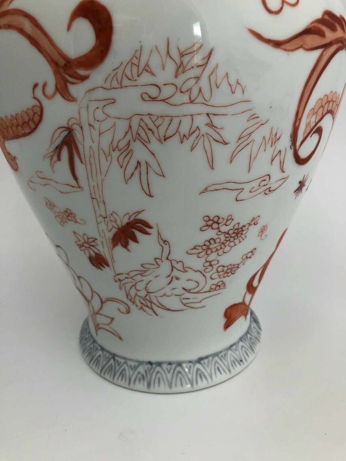 Balustre Limoges France decor Imari porcelain 1960
