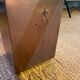 XXL copper, brass and travertine square coffee table, Belgo Chrom
