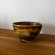Vintage set of 3 glazed stoneware bowls Morvan pottery and other signature to iden