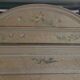 Mirror wardrobe from the late 19th century – painted bird's-eye maple