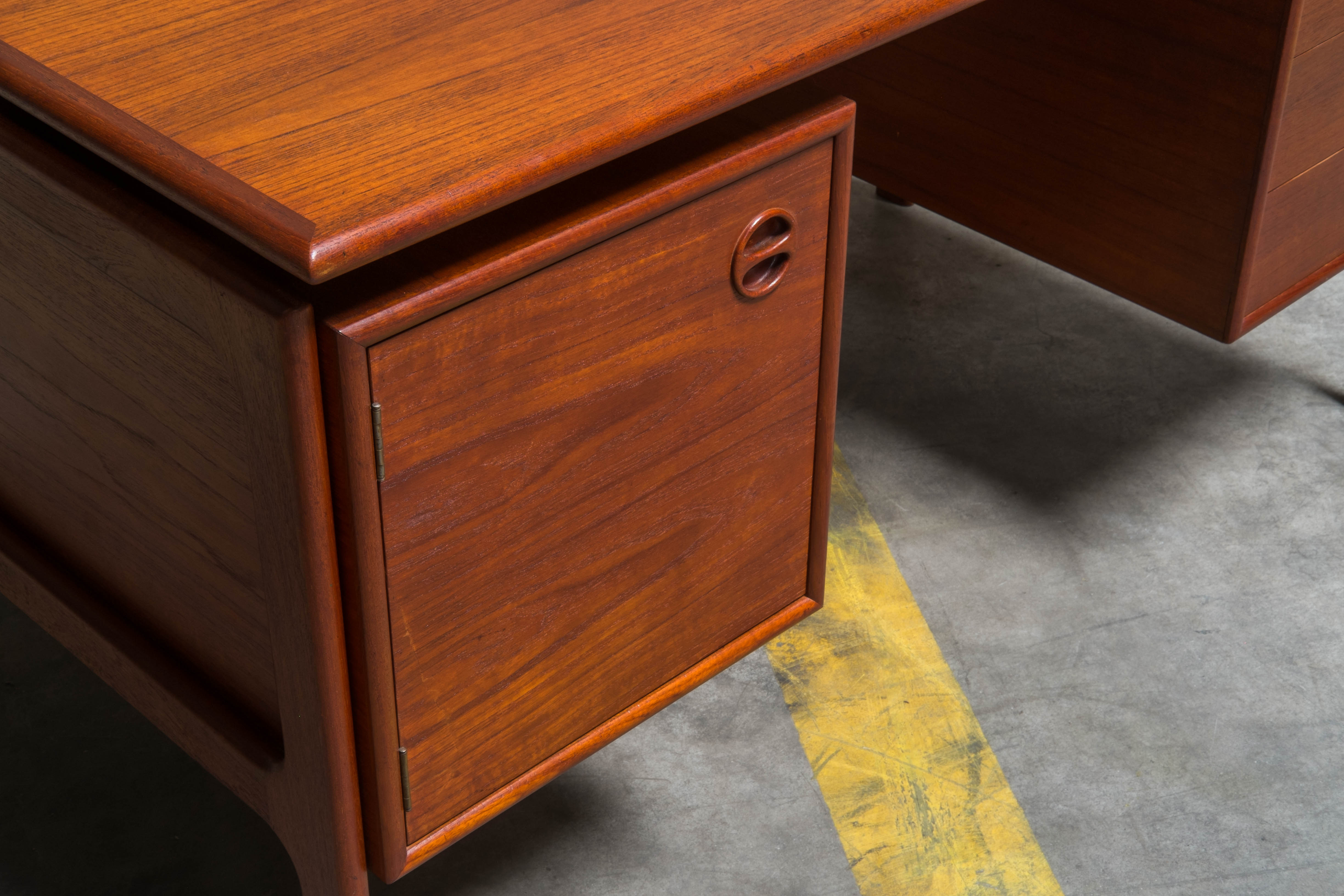Writing desk designed by gv gasvig and produced by gv møbler in the 1960