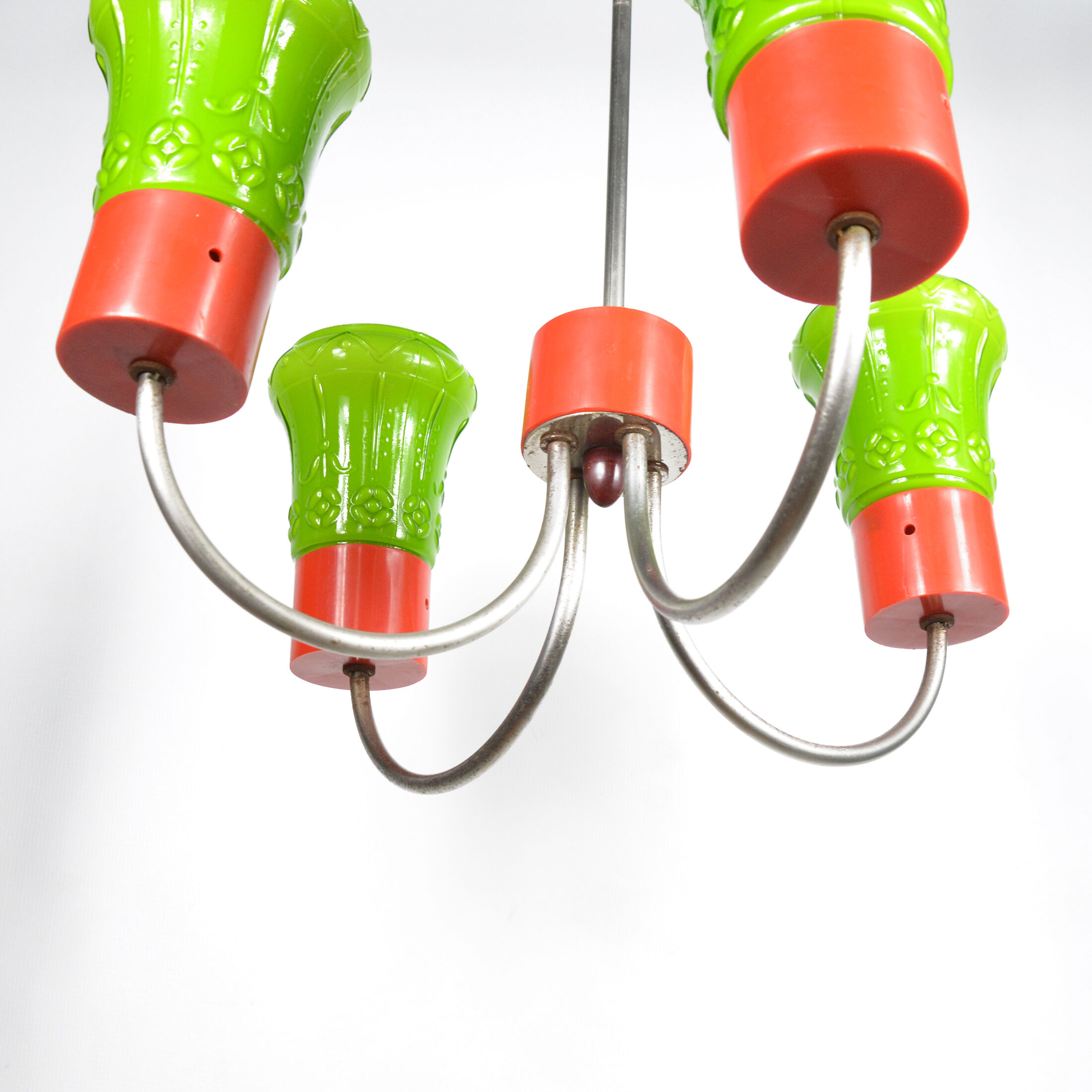 1970s postmodern pendant lamp zzm domgos zabrze, poland