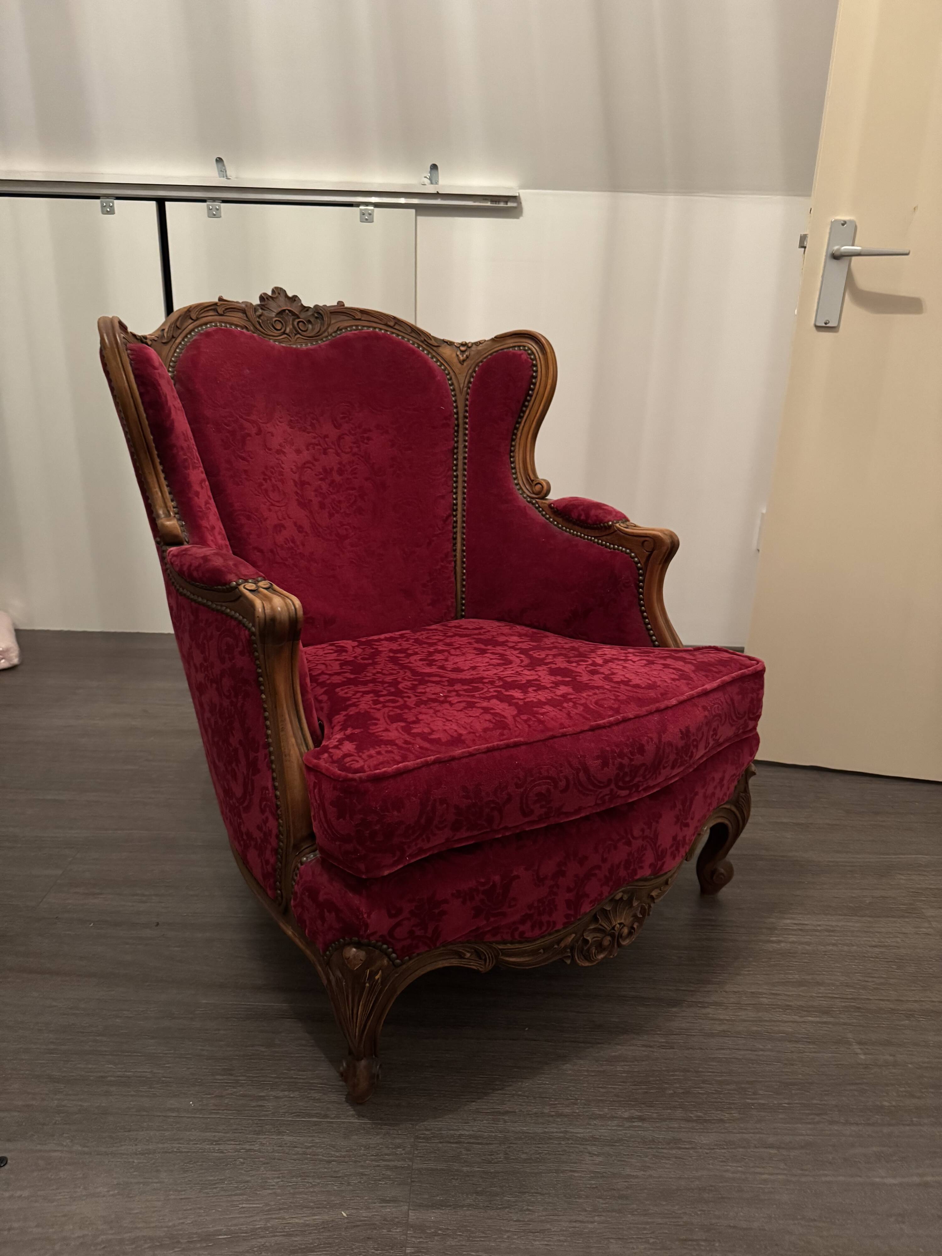 Louis XIV Vintage Antique Armchair