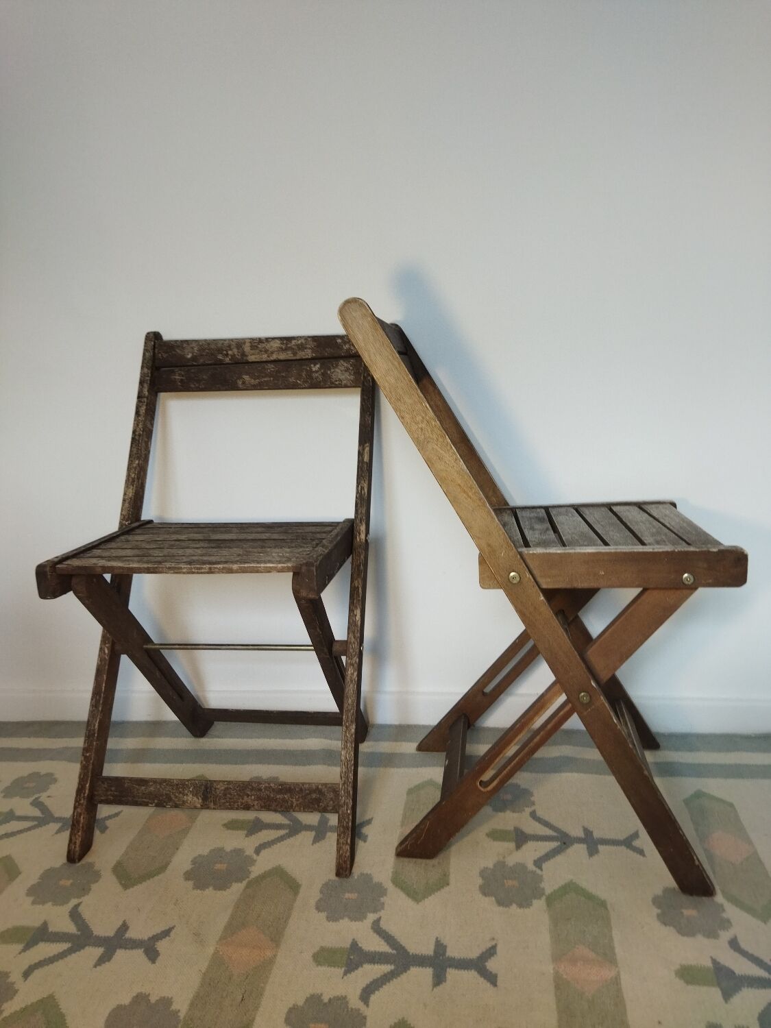 Vintage folding chairs