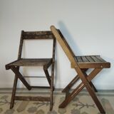 Vintage folding chairs