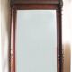Oak mirror, Renaissance style, 20th century.
