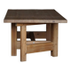 Modern Danish brutalist extendable dining table in pine, Tage Poulsen, 1970s.