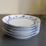 5 Asian porcelain plates