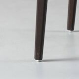 Suite de 4 chaises modèle 89 en teck et cuir par Erik Buch pour Pol Dinesen, Danemark, 1960's