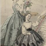 Holiday fashion sketch