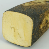 Vase marius van woerden vest pottery netherlands brown and beige fat lava glaze