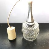 Old hanging Moulded Glass Vintage 70s