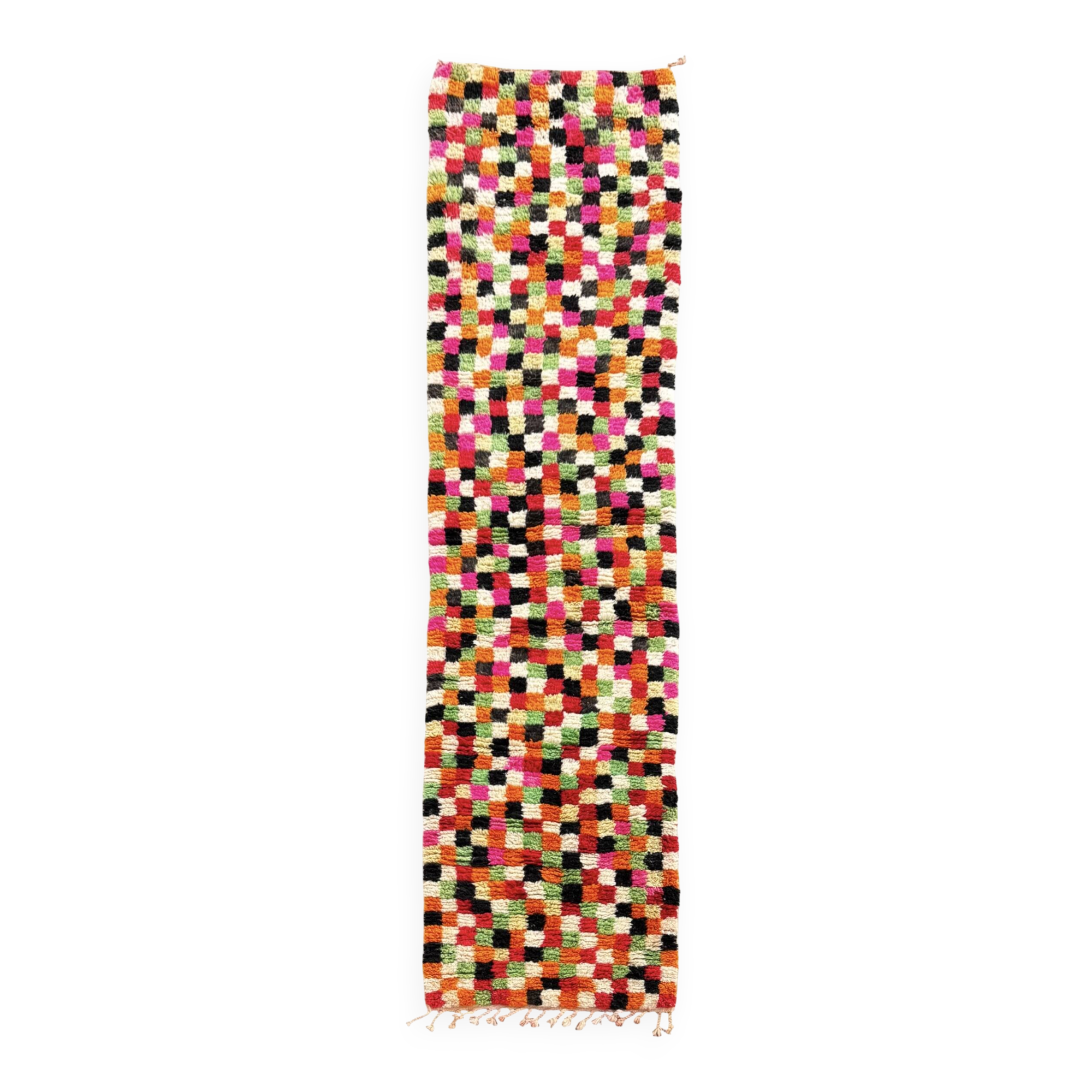 Berber Boujad rug in wool – 80 x 300 cm