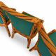 Set of six vintage bamboo and rattan dining chairs