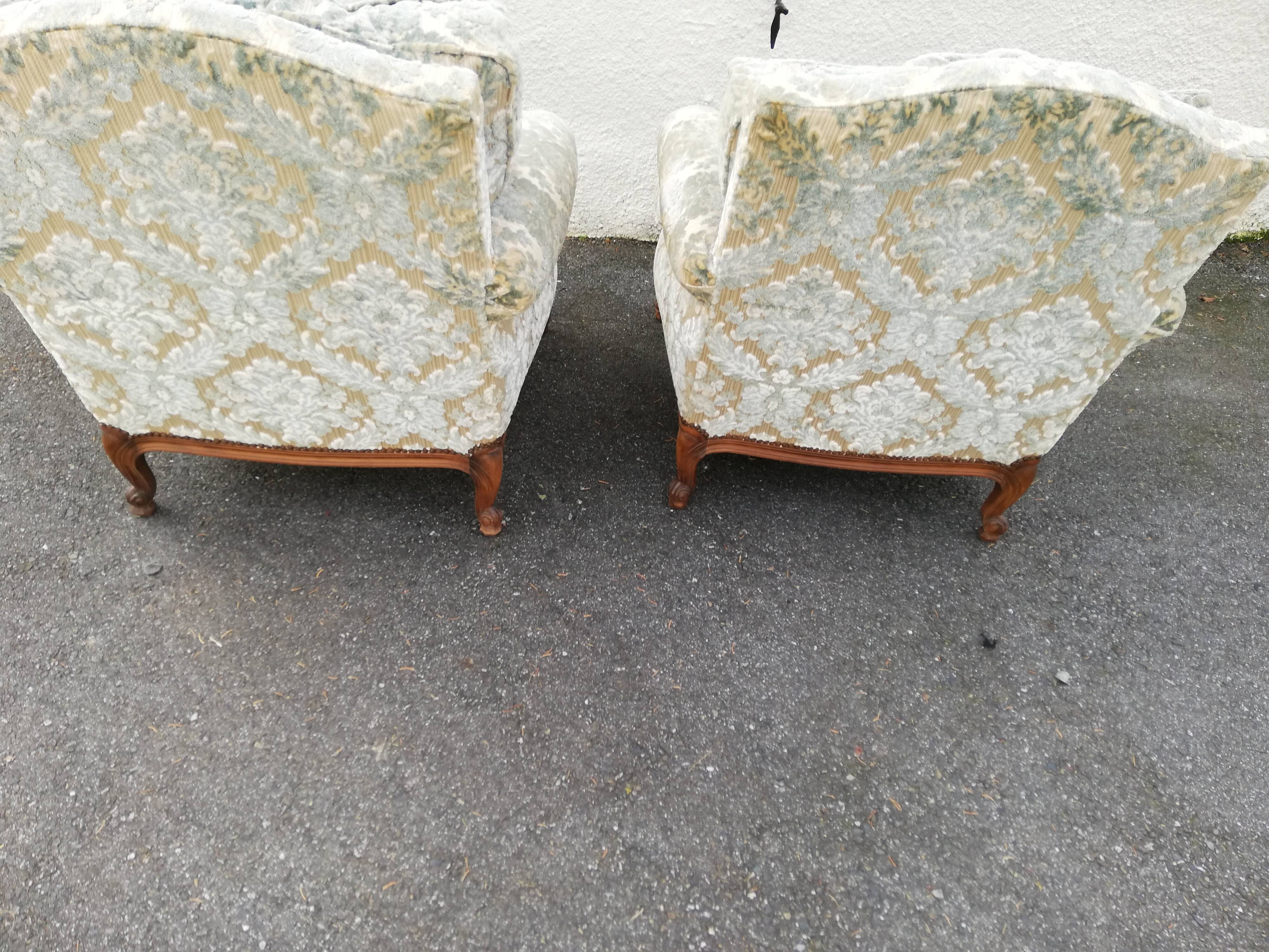 Pair of armchairs