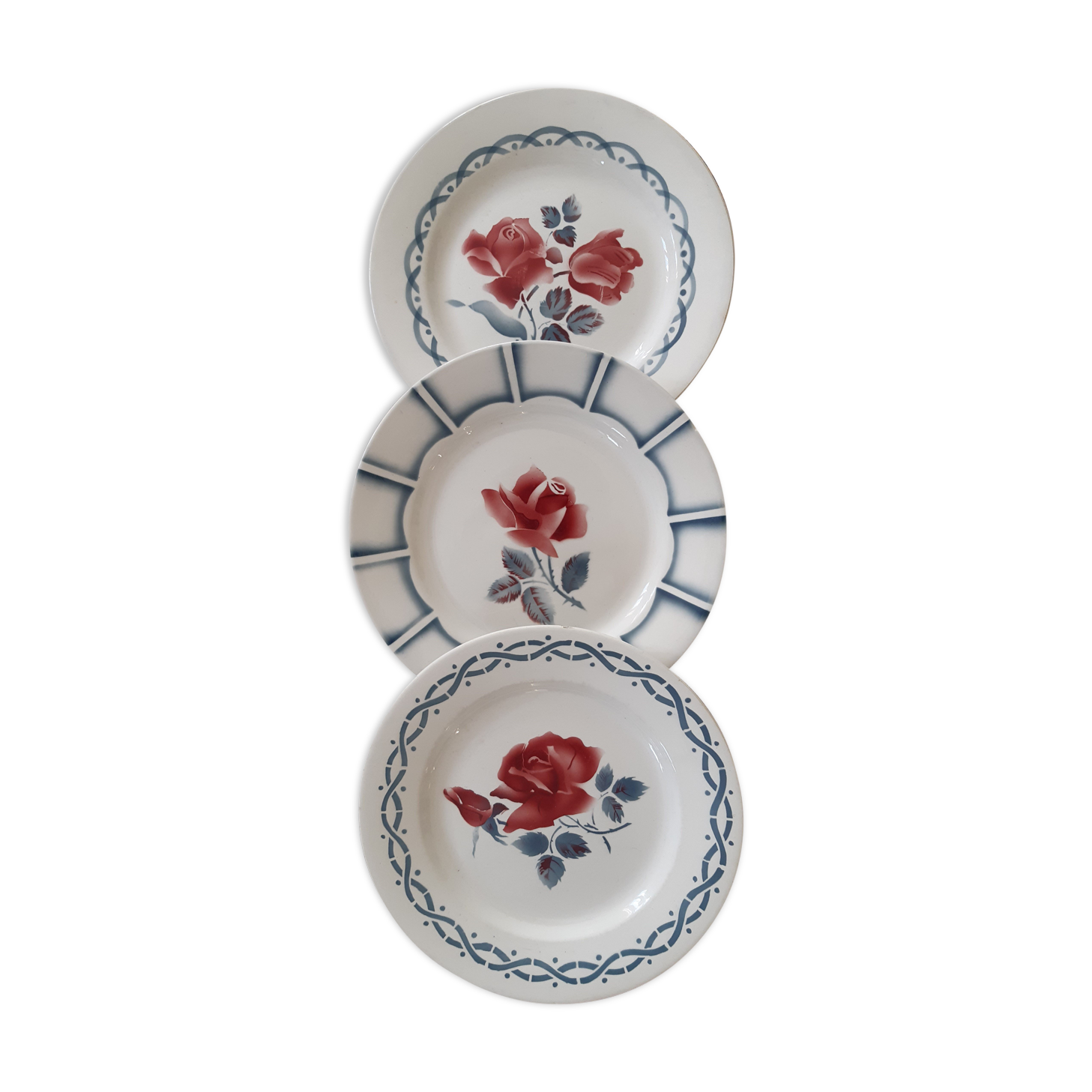 Digoin Sarreguemines plates