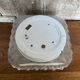 Antique Ceiling Light Sconce Molded Glass + Metal Support 70s Vintage #B791