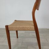 Scandinavian teak chairs Design Fristho Franecker vintage 1960s
