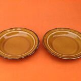 2 polylobed soup plates In the Haute-de-Provence earthenware style