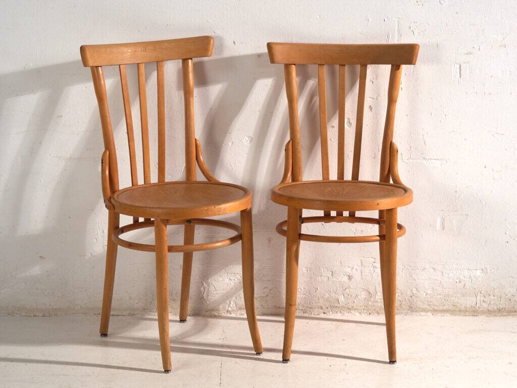 Antique bentwood chairs in Thonet style – Central Europe, circa 1930 #1 – Set of 4 pieces