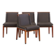 Set of 4 Art Deco dining chairs