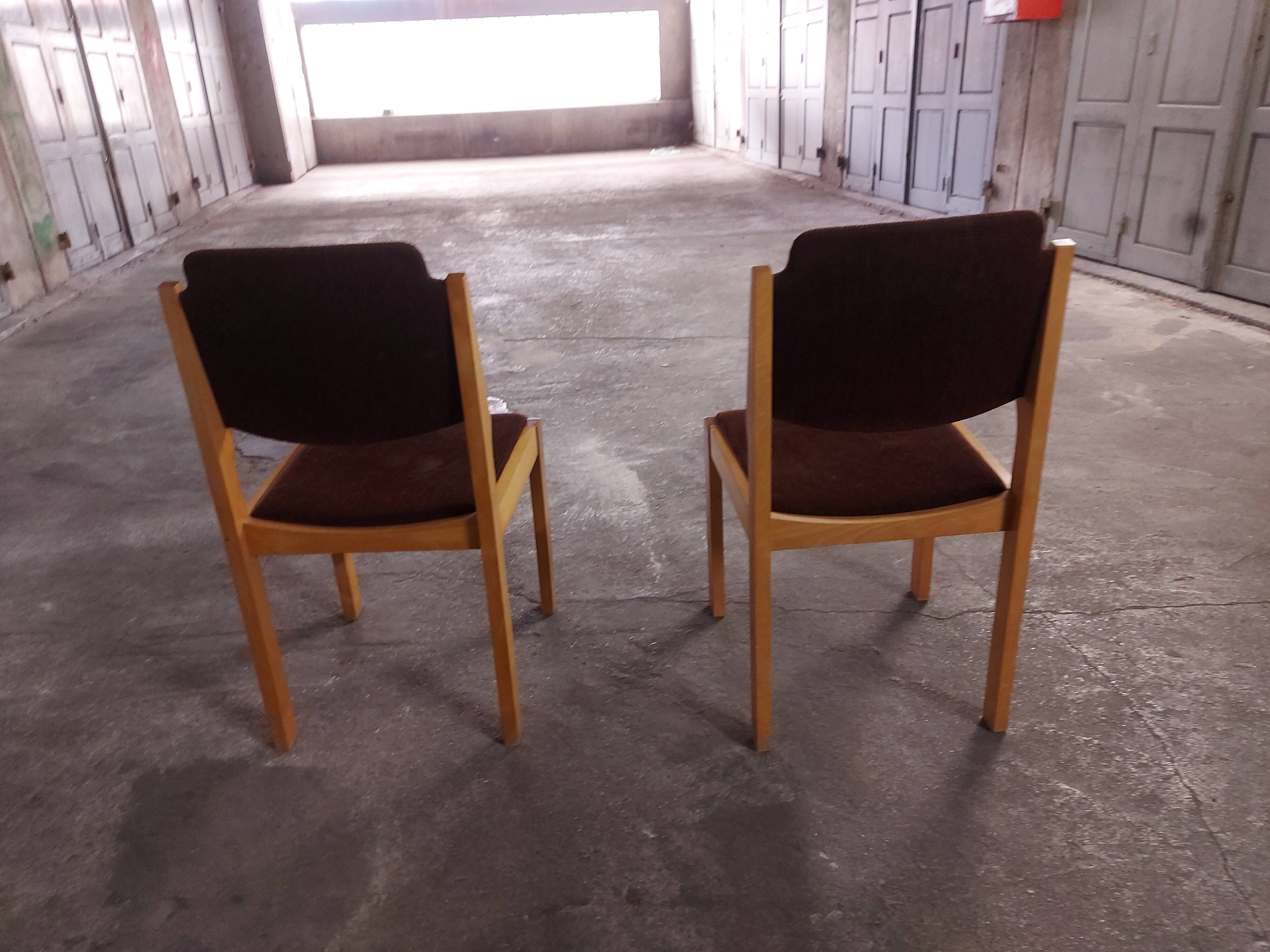 Set of two vintage Swiss chairs