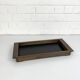 Modernist wenge tray, Henning Seidelin for Voss, Denmark, 1960