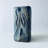 Square vase abstract decor