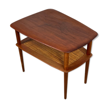 Danish teak coffee table by Peter Hvidt France & Son 60s