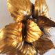 FL wall lamp in gilded metal design 70s