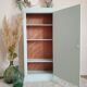 Armoire ancienne petit format vert d'eau