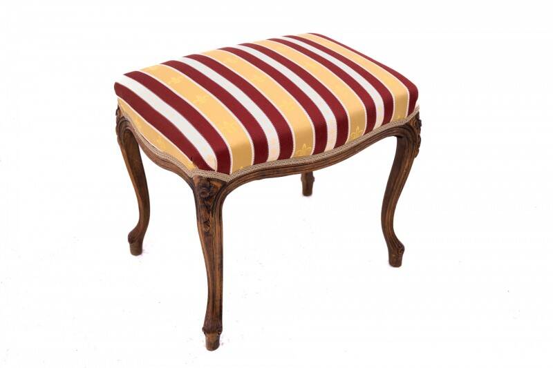 Stool seat, France, circa 1910.