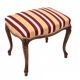 Stool seat, France, circa 1910.